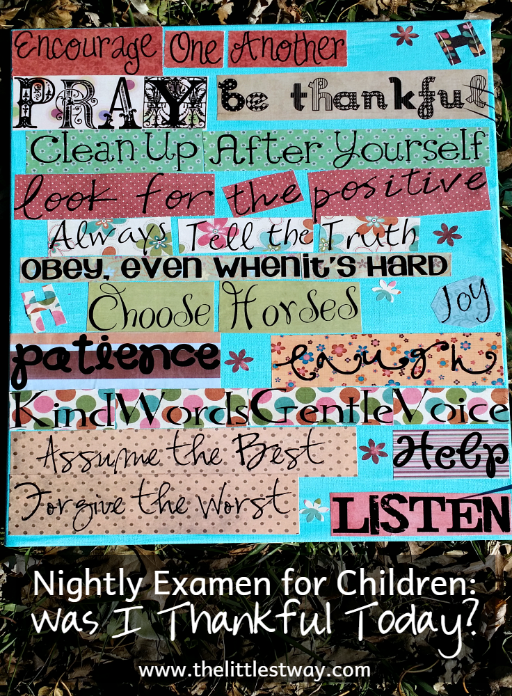 Nightly Examen For Children