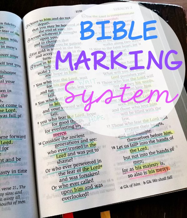 Bible Color markings