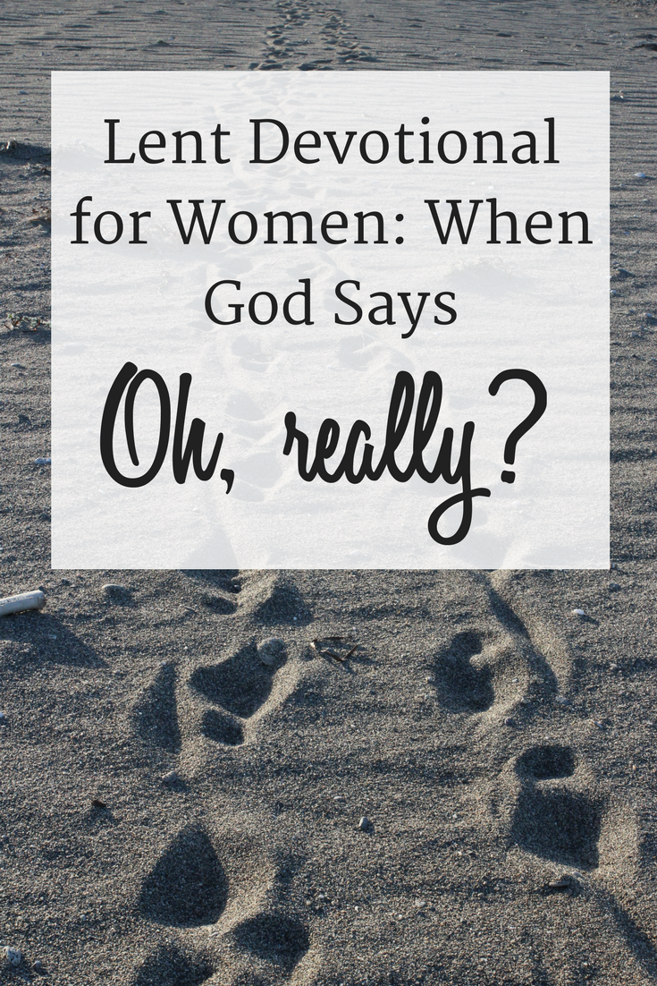Footsteps on the sand representing walking away from situations we aren't meant to stay in--a Lent Devotional for Women Meditation.