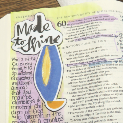Catholic Journaling Bible: Made to Shine