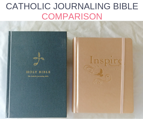 Catholic Journaling Bible comparison.